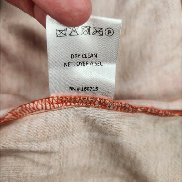 Retrofete Tie Dye T-Shirt in Sepia Orange Size Small NWT Short Sleeve - Picture 9 of 9